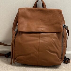 Brown Leather Backpack